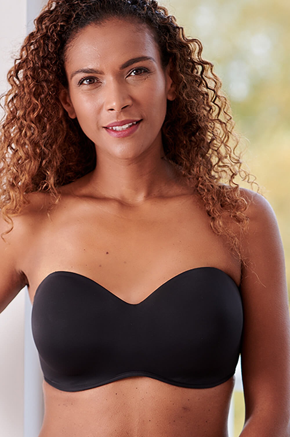 Olivia Underwired Strapless Bra - Black - Pure Breast Care NZ